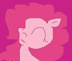 Size: 581x491 | Tagged: safe, artist:mchigginibottom, pinkie pie, g4, :3, cute, female, ms paint, paint, smiling, solo