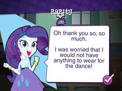 Size: 798x598 | Tagged: safe, rarity, equestria girls, g4, dash for the crown, equestria girls prototype, female, game, solo