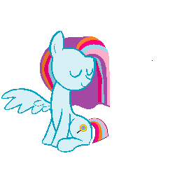 Size: 500x500 | Tagged: safe, artist:ake-xanchez, oc, oc only, pegasus, pony, animated, solo