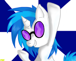 Size: 960x768 | Tagged: safe, artist:testsubject227, dj pon-3, vinyl scratch, g4, female, solo