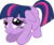 Size: 2058x1743 | Tagged: safe, artist:wackydude1234, twilight sparkle, earth pony, pony, g4, earth pony twilight, female, filly, filly twilight sparkle, floppy ears, kneeling, missing horn, race swap, sad, simple background, solo, transparent background, vector, younger