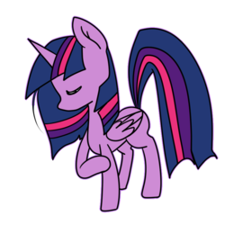 Size: 800x800 | Tagged: safe, artist:pegacornss, twilight sparkle, alicorn, pony, g4, female, mare, simple background, solo, transparent background, twilight sparkle (alicorn)