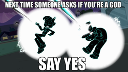 Size: 1280x720 | Tagged: safe, snails, snips, equestria girls, g4, ghostbusters, image macro