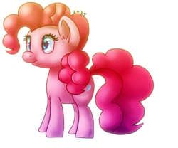 Size: 1200x1000 | Tagged: safe, artist:zoiby, pinkie pie, g4, female, simple background, solo, transparent background