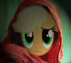 Size: 1200x1065 | Tagged: safe, artist:normanb88, applejack, g4, afghanistan, female, parody, sharbat gula, solo