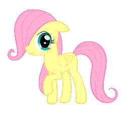 Size: 720x720 | Tagged: safe, artist:abluskittle, fluttershy, g4, animated, blinking, cute, female, filly, shyabetes, solo