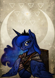 Size: 600x849 | Tagged: safe, artist:raenyras, princess luna, g4, female, solo