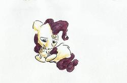 Size: 796x523 | Tagged: safe, artist:394vikingpinkiepie, rarity, oc, g4, filly, traditional art