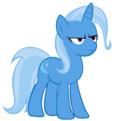 Size: 854x827 | Tagged: safe, artist:kuren247, trixie, pony, unicorn, g4, female, mare, simple background, solo, transparent background, trixie is not amused, unamused, vector