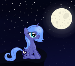 Size: 866x770 | Tagged: safe, artist:hip-indeed, princess luna, g4, female, moon, s1 luna, solo