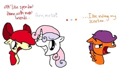 Size: 853x489 | Tagged: source needed, safe, apple bloom, scootaloo, sweetie belle, g4