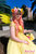 Size: 1024x1536 | Tagged: artist needed, safe, artist:groahphoto, fluttershy, human, g4, basket, cosplay, day, floral head wreath, irl, irl human, photo, sakura con, sakura con 2013, solo