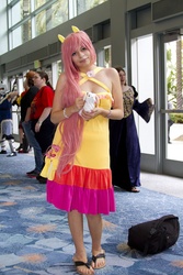 Size: 3456x5184 | Tagged: artist needed, safe, fluttershy, human, g4, am2, convention, cosplay, irl, irl human, photo