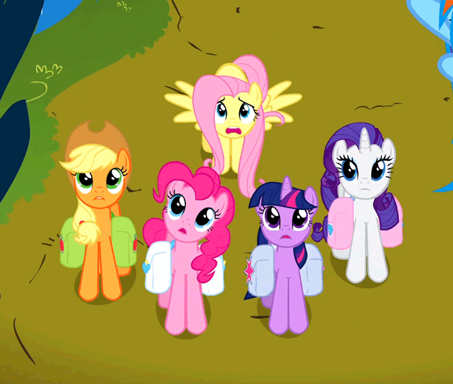405105 safe, screencap, applejack, fluttershy, pinkie pie, rarity, twilight sparkle