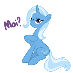 Size: 600x600 | Tagged: safe, artist:hudoyjnik, trixie, pony, unicorn, g4, female, mare, solo, wink