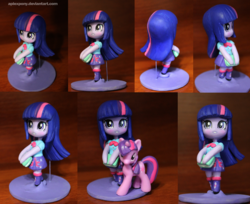 Size: 1443x1176 | Tagged: safe, artist:aplexpony, twilight sparkle, equestria girls, g4, chibi, customized toy