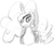 Size: 661x574 | Tagged: safe, artist:dotkwa, princess celestia, g4, female, grayscale, monochrome, simple background, solo