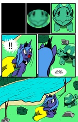 Size: 664x1042 | Tagged: safe, artist:otakon, princess luna, tank, g4, comic