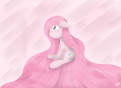 Size: 1024x745 | Tagged: safe, artist:lugiadriel14, pinkie pie, g4, female, pinkamena diane pie, sad, solo