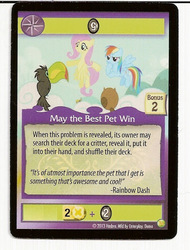 Size: 487x640 | Tagged: safe, fluttershy, rainbow dash, g4, ccg, enterplay, merchandise, mlp trading card game, palindrome get