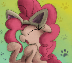 Size: 1024x903 | Tagged: safe, artist:hewison, pinkie pie, g4, cat ears, female, solo