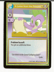 Size: 487x640 | Tagged: safe, enterplay, spike, g4, gencon, my little pony collectible card game, ccg, merchandise