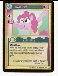 Size: 487x640 | Tagged: safe, enterplay, pinkie pie, g4, gencon, my little pony collectible card game, ccg, merchandise