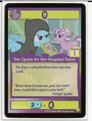 Size: 487x640 | Tagged: safe, enterplay, nurse sweetheart, rainbow dash, g4, gencon, my little pony collectible card game, ccg, merchandise