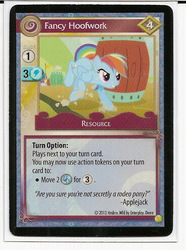 Size: 477x640 | Tagged: safe, enterplay, rainbow dash, g4, gencon, my little pony collectible card game, ccg, merchandise