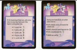 Size: 1104x720 | Tagged: safe, enterplay, applejack, fluttershy, pinkie pie, rainbow dash, rarity, twilight sparkle, earth pony, pegasus, pony, unicorn, g4, gencon, my little pony collectible card game, ccg, female, horn, mane six, mare, merchandise, unicorn twilight