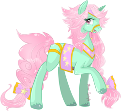 Size: 1089x1003 | Tagged: safe, artist:dismaltear, oc, oc only, saddle arabian, solo