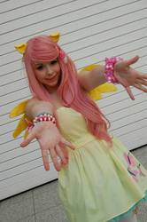 Size: 639x960 | Tagged: safe, artist:invader-milk, fluttershy, human, g4, cosplay, irl, irl human, photo, solo