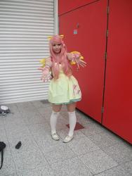 Size: 720x960 | Tagged: safe, artist:invader-milk, fluttershy, human, g4, cosplay, irl, irl human, photo, solo