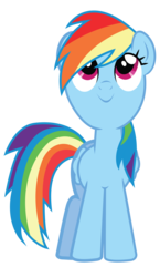 Size: 3059x5264 | Tagged: safe, artist:bigccv, rainbow dash, g4, .ai available, female, simple background, solo, transparent background, vector