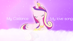 Size: 1920x1080 | Tagged: safe, princess cadance, g4, female, solo, wallpaper