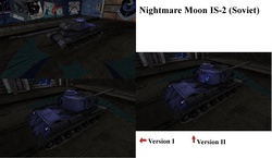 Size: 3214x1862 | Tagged: safe, artist:gulczas88, nightmare moon, princess luna, g4, tank (vehicle), video game, world of tanks