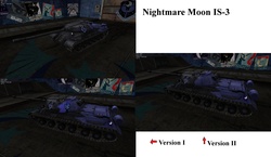 Size: 3203x1862 | Tagged: safe, artist:gulczas88, nightmare moon, princess luna, g4, tank (vehicle), video game, world of tanks