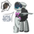 Size: 1000x1000 | Tagged: safe, artist:scramjet747, oc, oc:scramjet, original species, plane pony, pony, blushing, clothes, cute, maid, nosebleed, plane, ponified, simple background, transparent background