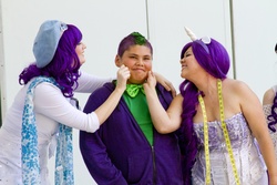 Size: 5184x3456 | Tagged: safe, rarity, spike, human, g4, cosplay, irl, irl human, photo