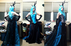 Size: 3863x2487 | Tagged: safe, artist:rougeleaderred, queen chrysalis, human, g4, cosplay, irl, irl human, photo