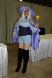 Size: 640x960 | Tagged: safe, artist:sapphirecosplay, trixie, human, g4, clothes, cosplay, irl, irl human, pantyhose, photo, solo