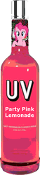 Size: 182x800 | Tagged: safe, pinkie pie, g4, alcohol, uv, vodka