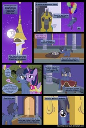 Size: 2000x2978 | Tagged: safe, artist:mlp-silver-quill, twilight sparkle, oc, oc:clutterstep, alicorn, pony, comic:a princess' tears, g4, female, mare, royal guard, twilight sparkle (alicorn)