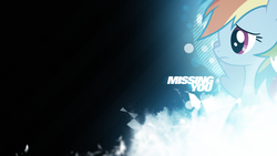 Size: 1920x1080 | Tagged: safe, artist:adrianimpalamata, rainbow dash, g4, female, sad, solo, vector, wallpaper