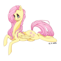 Size: 1002x1007 | Tagged: safe, artist:ouyrof, fluttershy, g4, female, solo