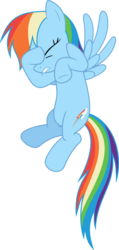 Size: 2774x5836 | Tagged: safe, artist:hawk9mm, rainbow dash, g4, .svg available, eyes closed, female, simple background, solo, transparent background, vector