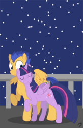 Size: 500x769 | Tagged: safe, artist:awkwardly-handsome, flash sentry, twilight sparkle, alicorn, pegasus, pony, g4, couple, female, male, mare, nuzzling, ship:flashlight, shipping, stallion, straight, twilight sparkle (alicorn)