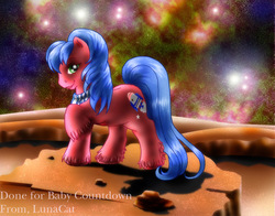 Size: 600x470 | Tagged: safe, artist:flyingpony, baby countdown, g1, female, solo