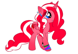 Size: 540x380 | Tagged: safe, artist:alissaluvsu, oc, oc only, alicorn, pony, alicorn oc, solo