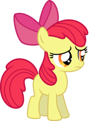 Size: 6258x8516 | Tagged: safe, artist:fureox, apple bloom, g4, absurd resolution, female, simple background, solo, transparent background, vector